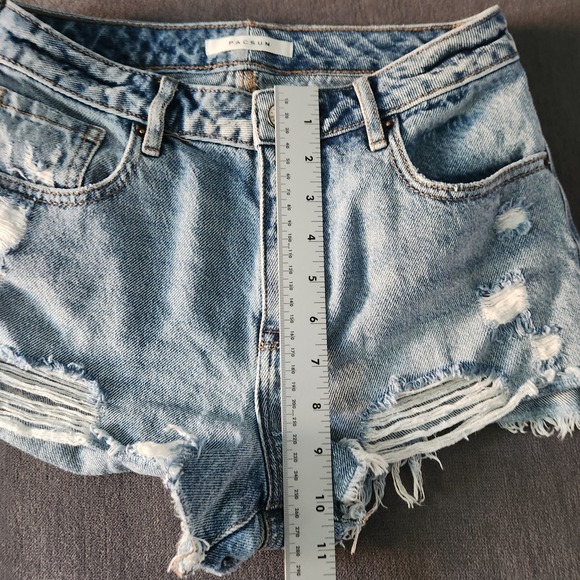 Pacsun Shorts Womens Size 26 High Rise Festival Shorts Distressed - Picture 4 of 12